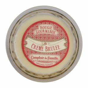 Bougie gourmande  " Crème brulée "