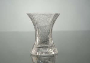 Vase " VALENCE " Craquel?  H 10 x ? 8 cm