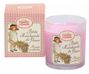 Bougie GM " Petite marchande de fleurs "