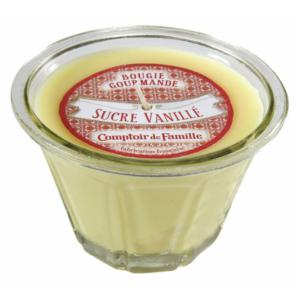 Bougie gourmande  " Sucre vanillé "