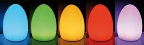 Oeuf lumineux multicolore 36 CM