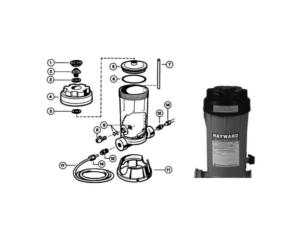 Joint couvercle chlorinateur  CL0200/CL0220                             HAYWARD