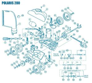 Roulement de turbine 180/280  l'unité     C-80                 POLARIS